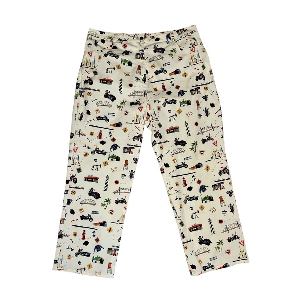 Harley Davidson Printed Pants Size 10